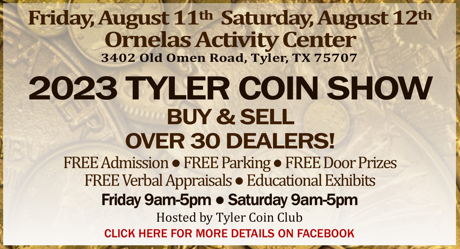 Tyler Coin Club Tyler, TX Numismatics Club